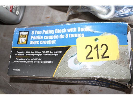 New Power Fist 8 Ton Pulley Block
