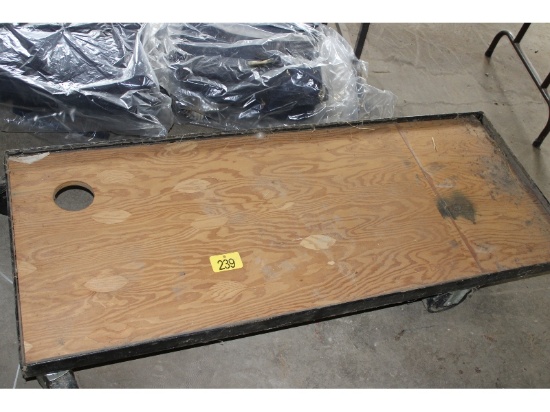 Steel Cart on Wheels