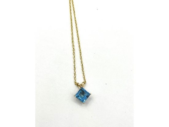 Pendant with Gold Plated Sterling Silver Chain