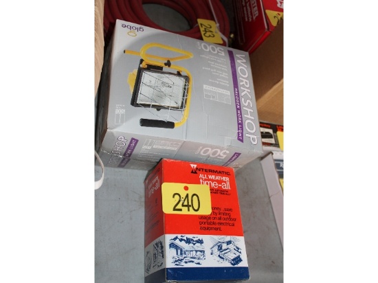 New Work Light & Timer