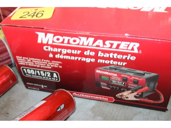 New MotoMaster Battery Charger