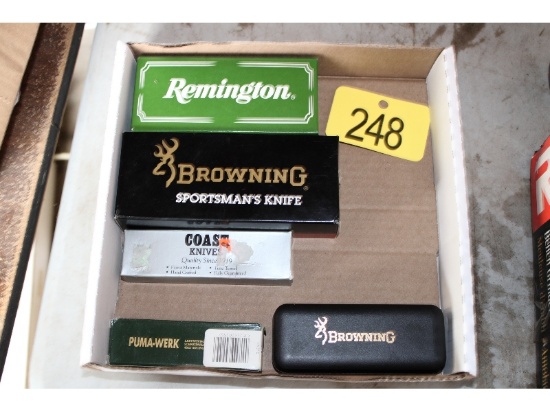 New Remington, Browning & Coast Knives