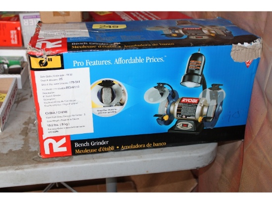 New Ryobi 6" Bench Grinder