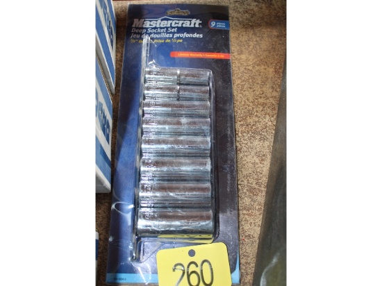 New Mastercraft Socket Set