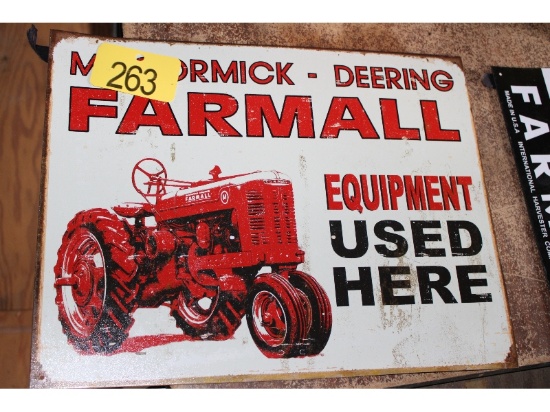 McCormick Deering Tin Sign