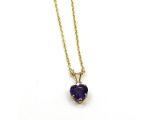 Pendant with Gold Plated Sterling Silver Chain