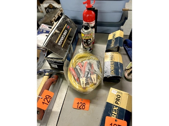 Tire Inflator & Booster Cables