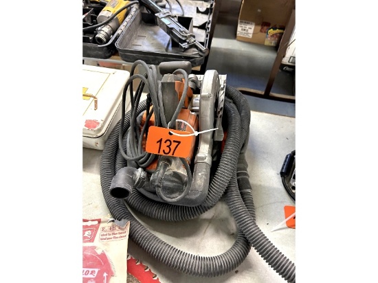 Ridgid Saw With Exhaust