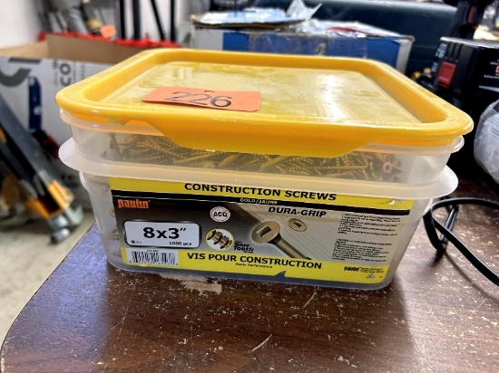 New 8x3" Screws