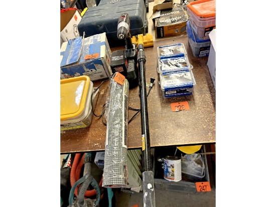 Craftsman Drill, Wire Mesh, Etc.