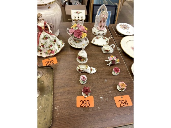Old Country Rose Figurines