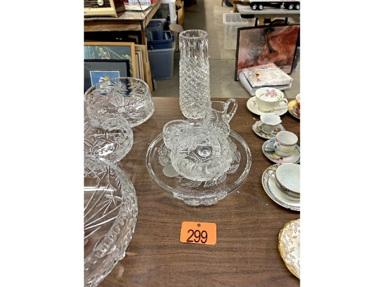 Crystal Serving Set