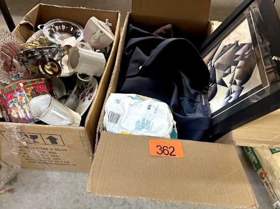 2 Boxes of Housewares