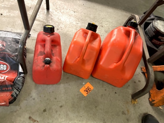 3 Gas Cans