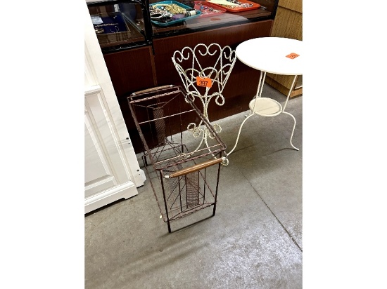Plant Stand & Magazine Rack