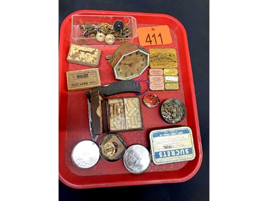 Tray of Watch Parts