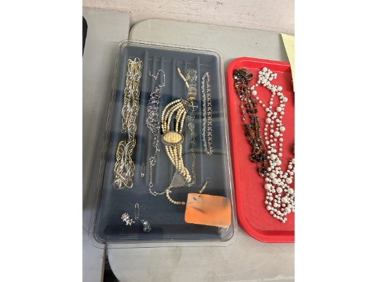 Tray of Jewelry