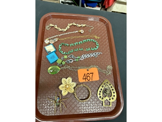 Tray of Jewelry