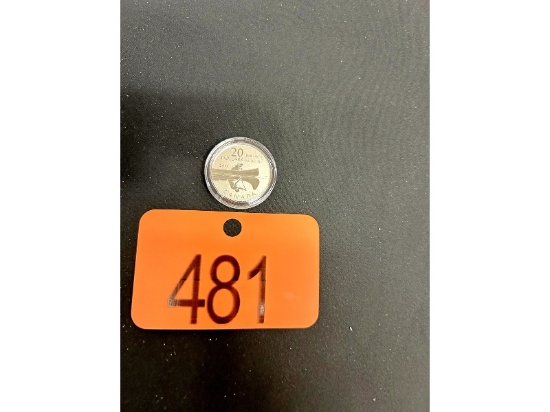 $20 Sterling Silver Piece