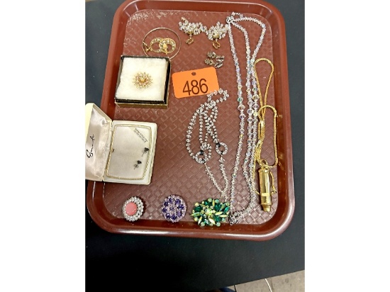 Tray of Jewelry