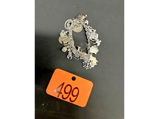 Sterling Silver Charm Bracelet