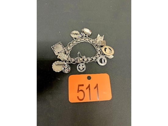 Sterling Charm Bracelet
