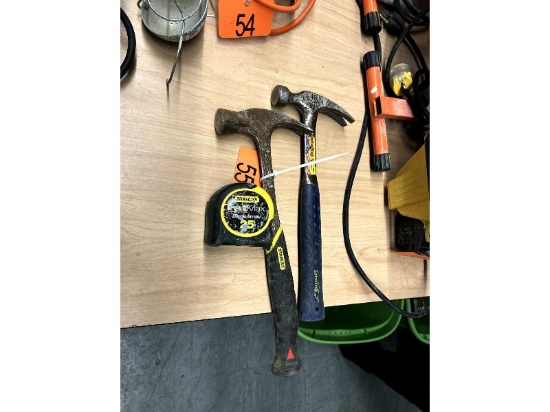 Estwing & Stanley Framing Hammers & Tape Measure