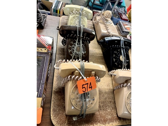 3 Rotary Phones