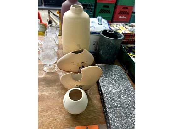 Row of Vases