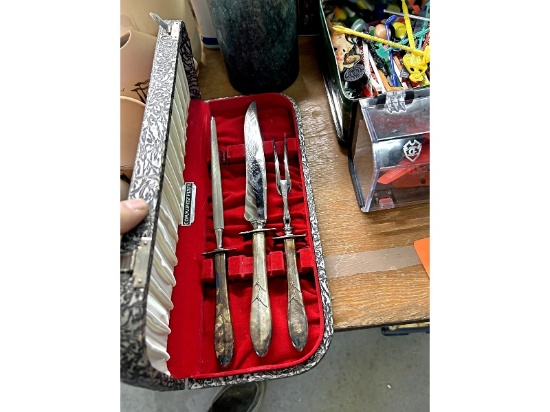 Carving Set, Etc.