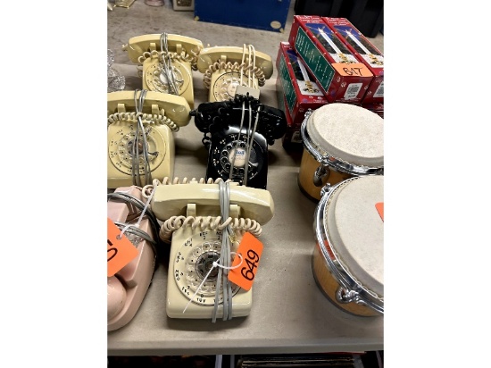 3 Rotary Phones