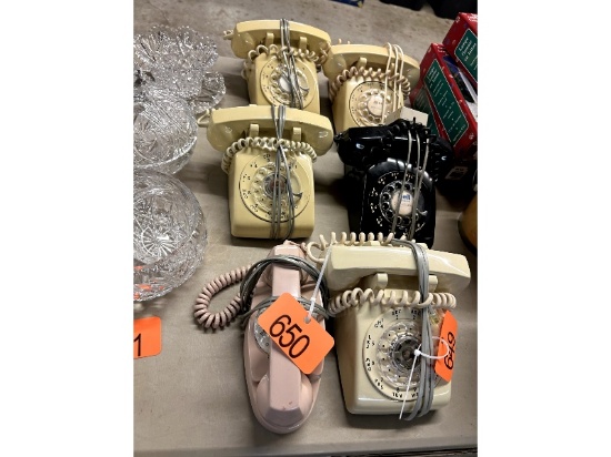 3 Rotary Phones