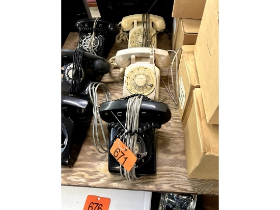 3 Rotary Phones