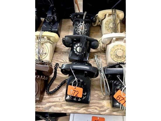 3 Rotary Phones