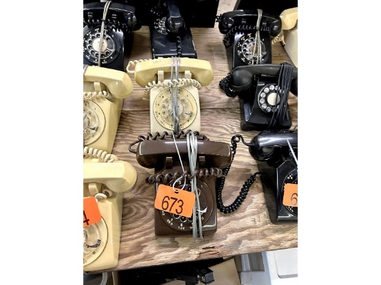 3 Rotary Phones