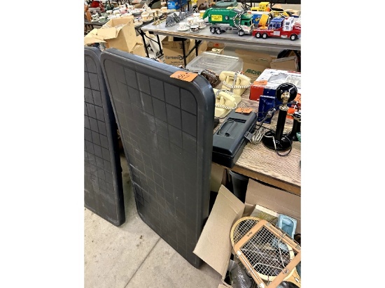 Black Plastic Folding Table