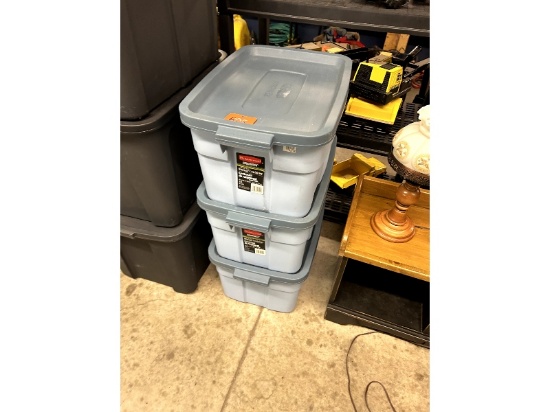 3 Totes With Lids