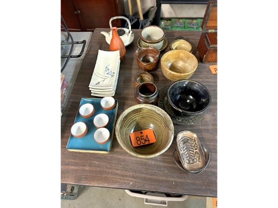 Row of Glassware