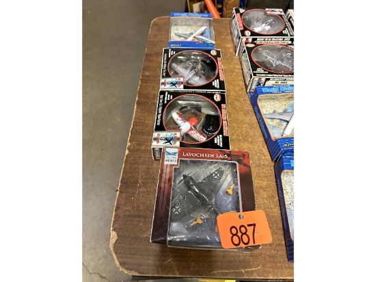 4 Die Cast Model Planes