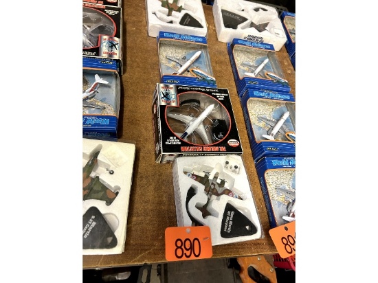 4 Die Cast Model Planes