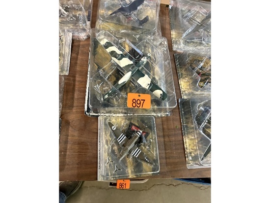 3 Die Cast Model Planes