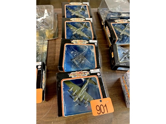 4 Die Cast Model Planes