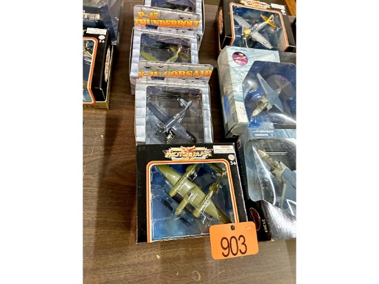 4 Die Cast Model Planes