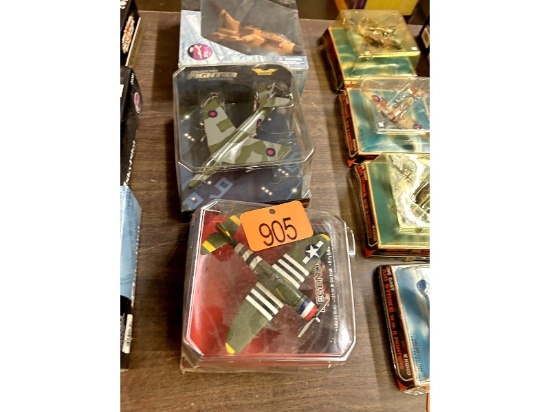 3 Die Cast Model Planes
