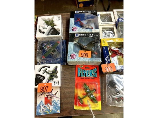 3 Die Cast Model Planes