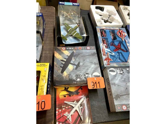 4 Die Cast Model Planes