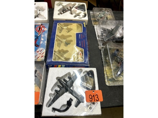 3 Die Cast Model Planes