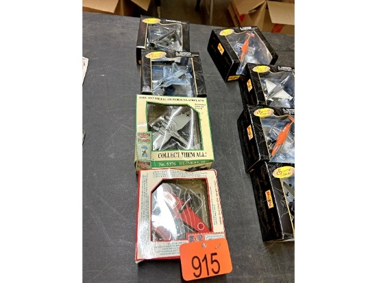 4 Die Cast Model Planes