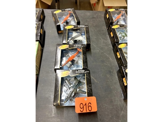 4 Die Cast Model Planes