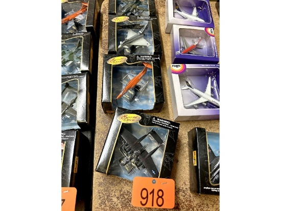 4 Die Cast Model Planes